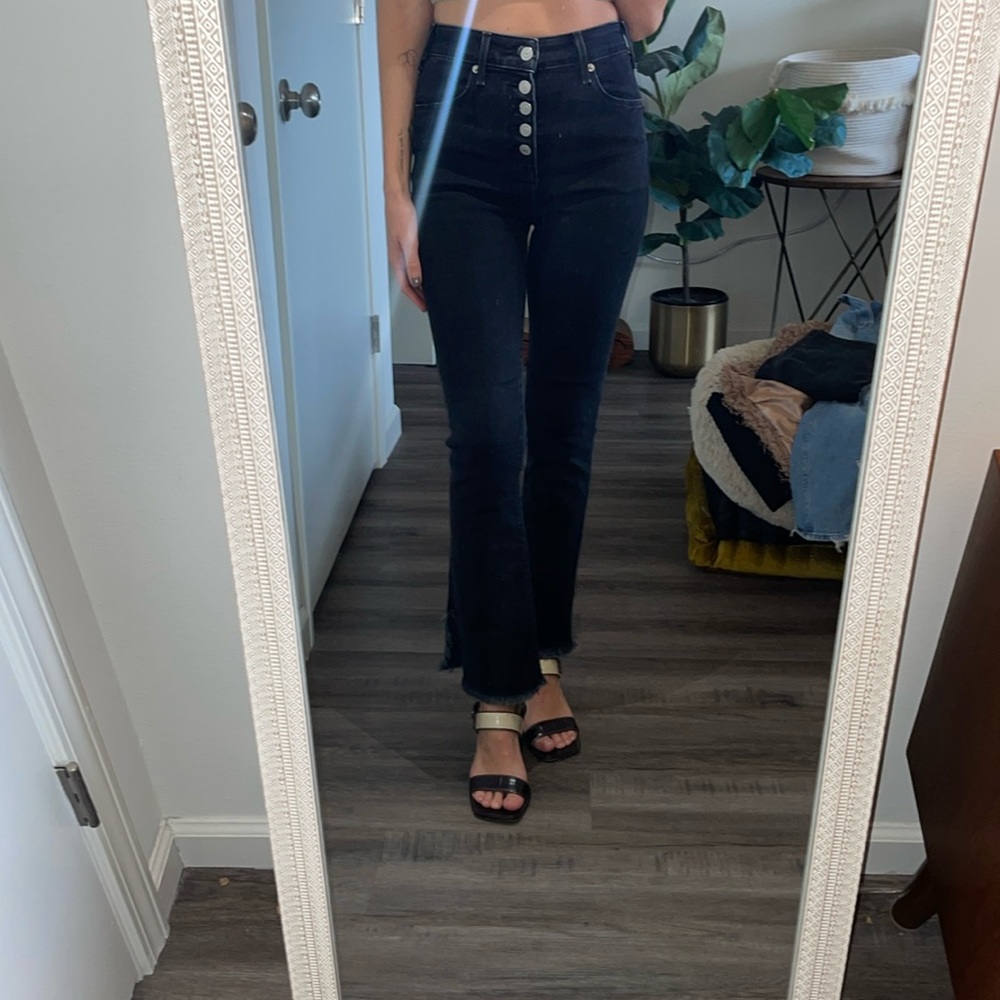 Abercrombie & Fitch High Rise Ankle Flare